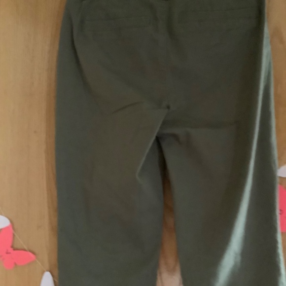 Olive green slacks never worn - Picture 3 of 5